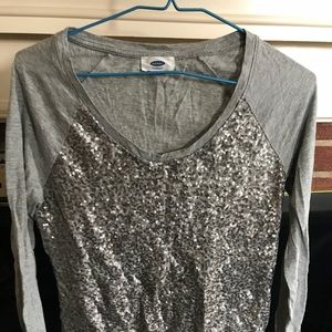 Sparkly great long sleeve shirt